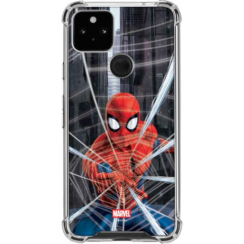 Marvel Spiderman Web Throw Pixel Cases